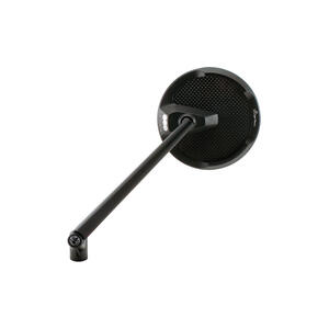 Coppia Specchi Rotondi In Alluminio-Carbonio (M10x1,25) (2 Perni Dx + 1 Sx) per Bmw, Aprilia, Honda, Ktm <p>Nero</p>